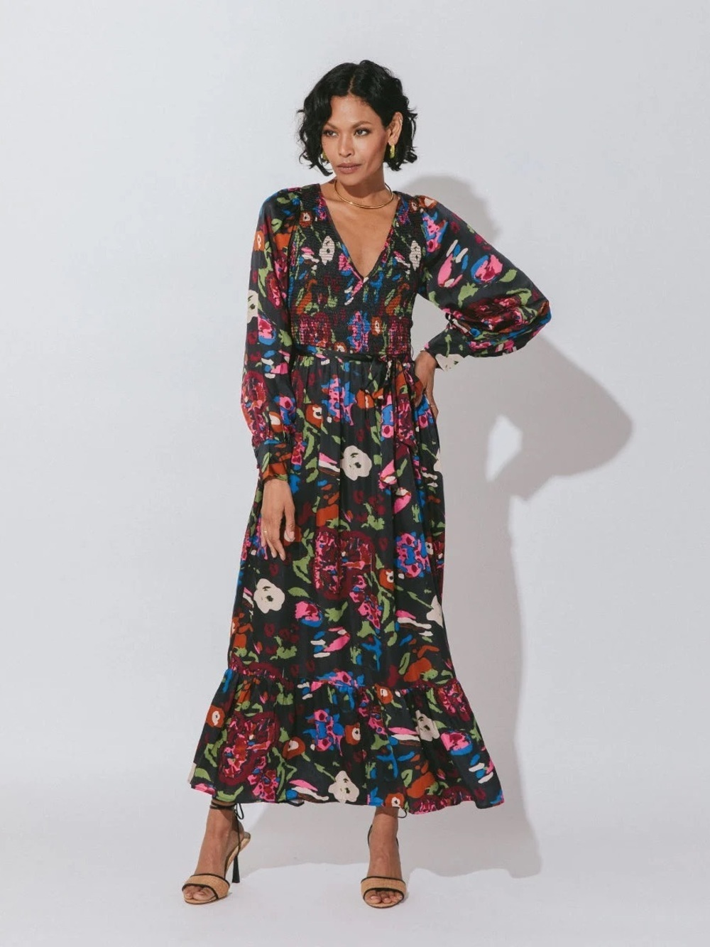 CLEOBELLA Midi Dress Size Small